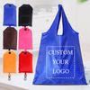 Colorful Waterproof Foldable Oxford Cloth Tote Bag - Eco-Friendly Plaid Shopping and Storage Bag