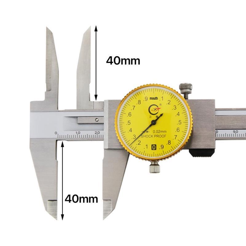 Extended Jaw Digital Vernier Caliper 0-150mm for Deep Hole Inner Diameter Measurement