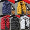 Fashionable Mens Quilted Coat Vest Waistcoat Parka With Solid Pattern And Regular Fit