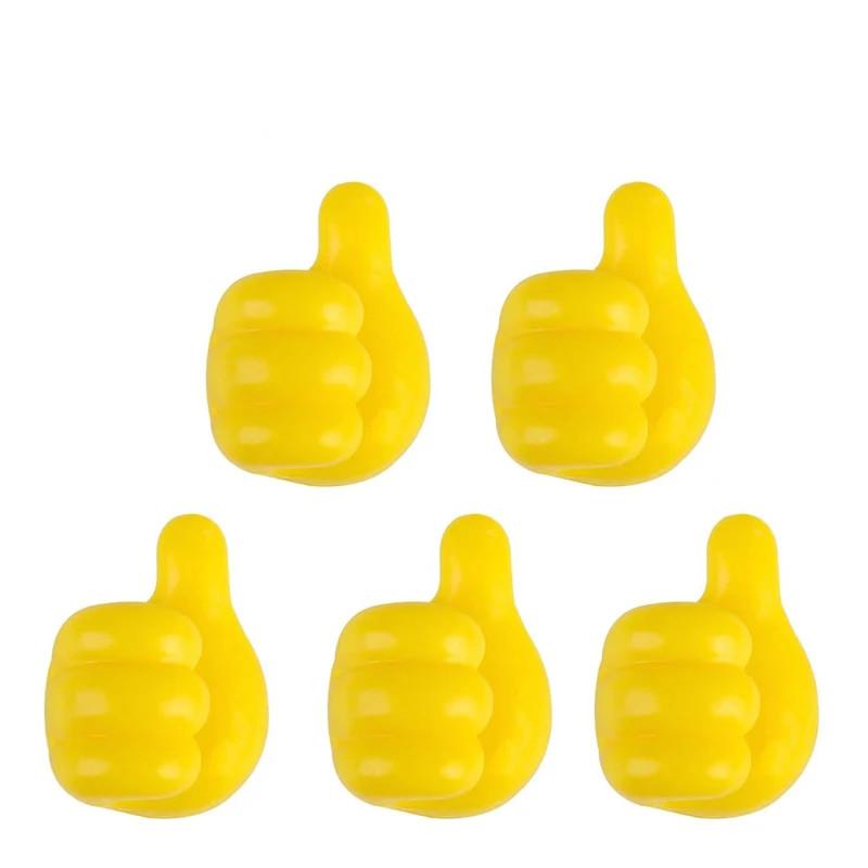 Thumb Hooks Mini Cable Organizer Silicone USB Management Clips Desktop Wire Manager Cord Holder for Earphone Mouse Bobbin Winder
