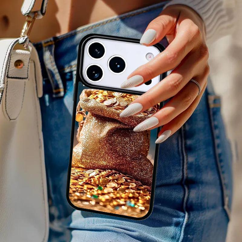 

Switzerland Fine Gold Phone Case For iPhone 17 Air 14 15 13 12 Max Cover For Apple 16e 11 Pro Max Plus Coque iPhone 11