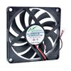 ACP8010 8cm 80mm Fan 80x80x10mm DC5V 12V 24V 2 Wires 2pin for Chassis Power Supply Charger Inverter Ultra-thin Cooling Fan