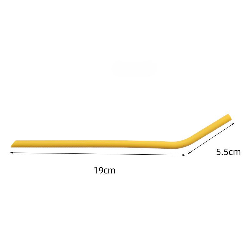 1 stk 6 forskjellige farger Silikonstrå 9,6 tommer Gjenbrukbart drikkestrå BPA-fritt Matkvalitetsstrå for Tumbler Bærbar Utendørs