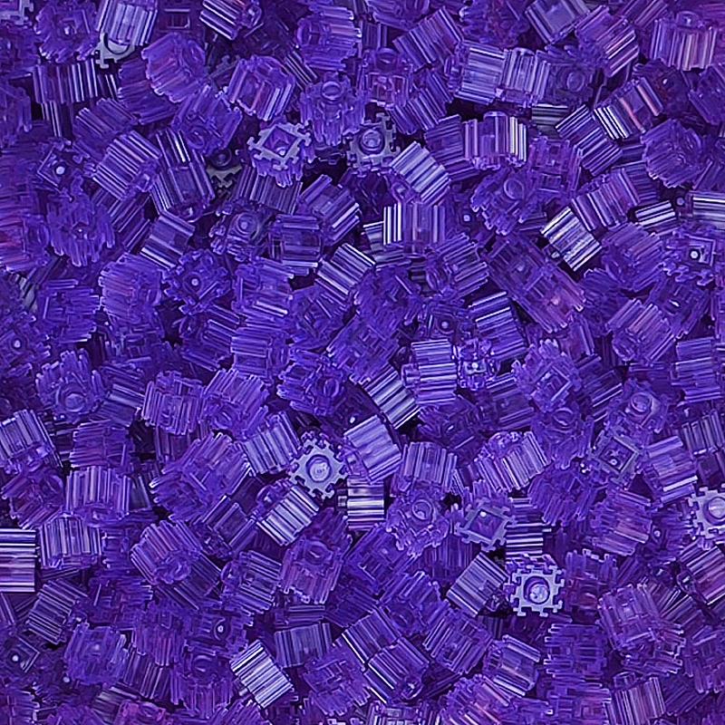 1KG/10000Stk 6*6mm Transparente Farbe Pixel Art Puzzle Bausteine DIY 3D Kleiner Ziegelstein Für Kinderspielzeug Puzzle Kinder