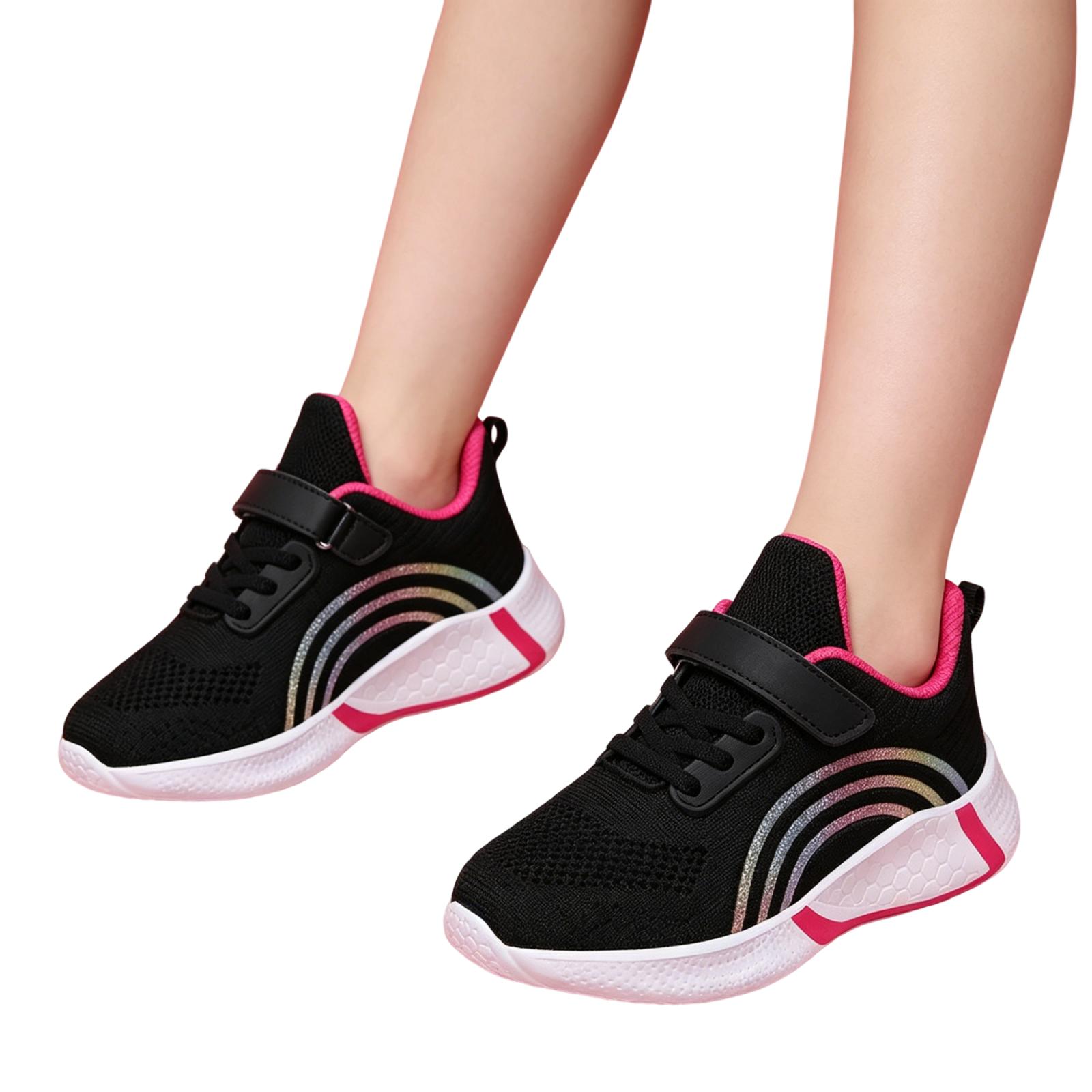 Kids Breathable Mesh Casual Running Shoes for Boys Girls Lightweight 28