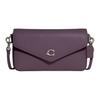 Wyn 21 Snap Closure Detachable Shoulder Strap Envelope Bag Women Shoulder Bag Deep-Purple C8439-03V0G
