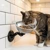 Height Adjustable Magnetic Cat Bowl Space Saving Cat Food Bowl Cervical Spine Bowl  Pet Feeding