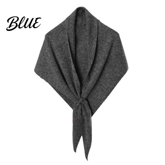 Stylish Dress Accessory Wrap Three-in-one Women Soft Scarf for Warm Winter Triangle Shawl Versatile Fashion