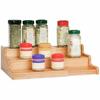 3-Tier Kitchen Cabinet Organizer Bamboo Seasoning Organizer Display Spice Storage Shelf  Pantry