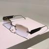 Polygon Sunglasses Men Vintage New Fashion Rimless Outdoor Decor Shades Women Trendy Brand Designer Stylish Sun Glasses