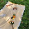 OEING Versatile Linen-Blend Outdoor Picnic Mat & Blanket