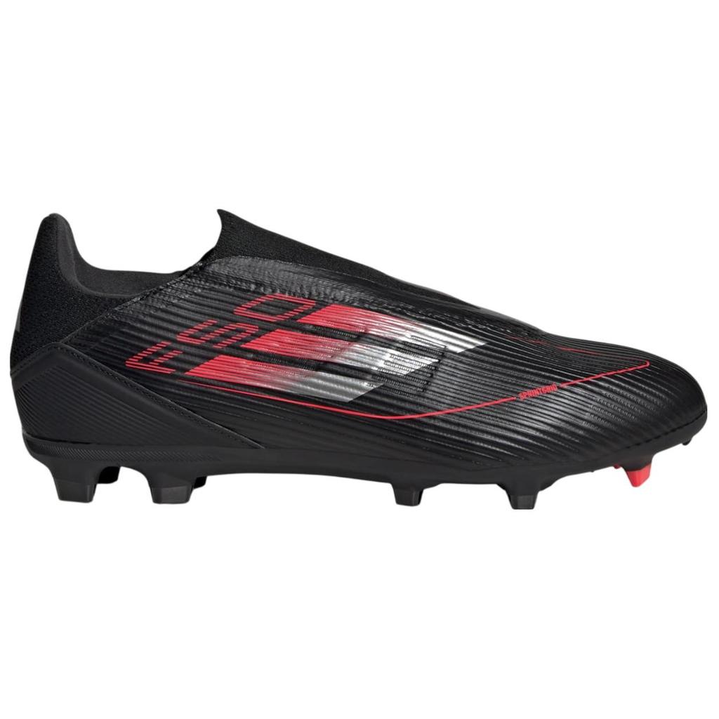 adidas Adizero F50 League Laceless FG MG Stealth Victory Pack Unisex-Sneaker Schwarz Core-Black Iron-Metallic IE1242