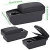 Gjbn8 For Seat Ibiza Armrest Box For Seat Ibiza 6j Ibiza 6L Car Armrest Auto Storage Box Retrofit Parts Interior Car Accessories
