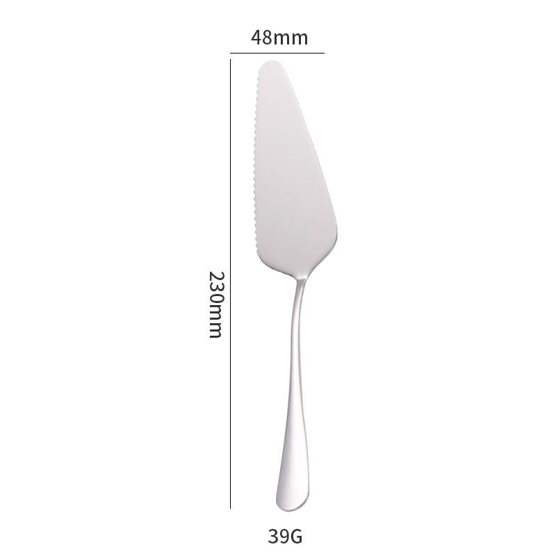 Stainless Steel Common Spoon and Fork Set Banquet Party Service Parting Colander Cake Spoon Dessert Shovel Butter Knife