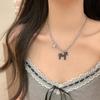 New Funny Enamel Colt Horse Pendant Necklaces For Women Silver Plated Alloy Beads Chain Chokers Jewelry Gift