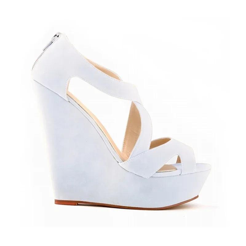 Women Sandals Summer Fashion Sexy Pumps High Heels Trend Comfort Peep Toe Wedge Platform Heel Jazz Dance Female Shoes Plus Size