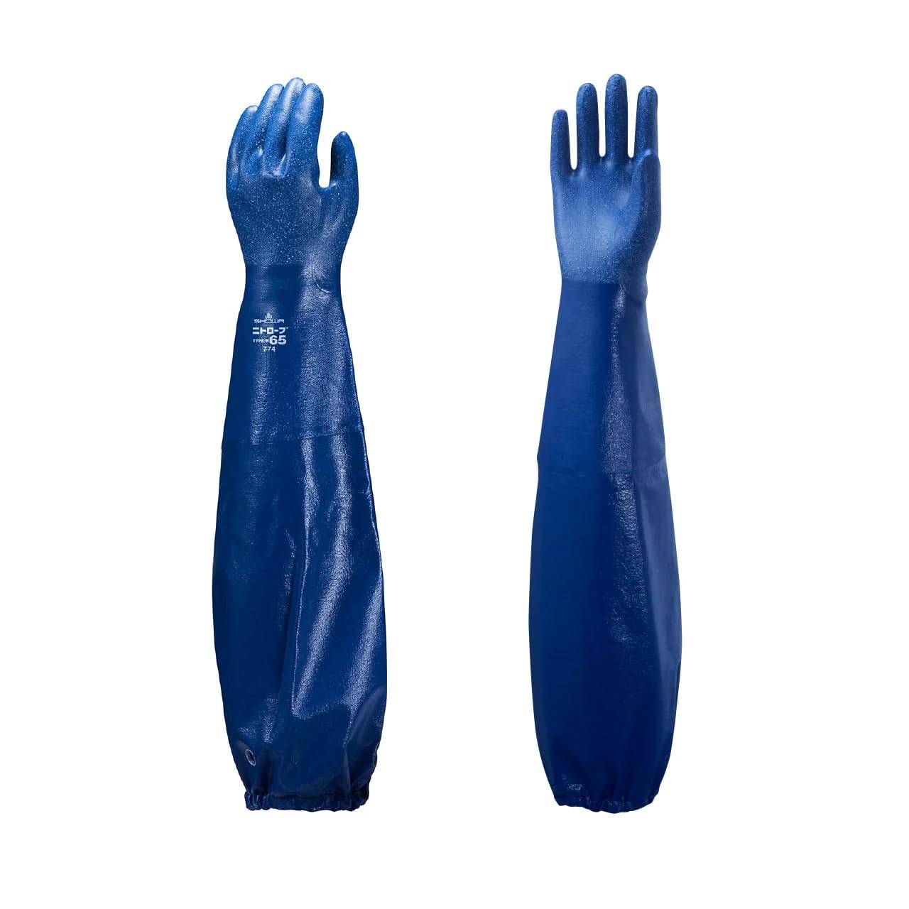 

Showa Gloves Nitrobe 65см Размер LL 774 Усиленные Кончики Пальцев Рабочие Перчатки Тип-R (5 пар) Нет. синий
