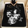 1PC Classic rock bands Print FlAannel Blanket, High quality Comfortable for All Seasons, Home Decor, Warmth and Comfort