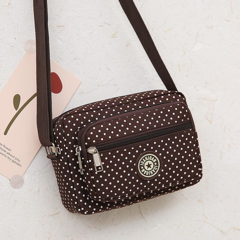 Large Capacity Canvas Shoulder and Crossbody Bag for Middle-Aged Women
