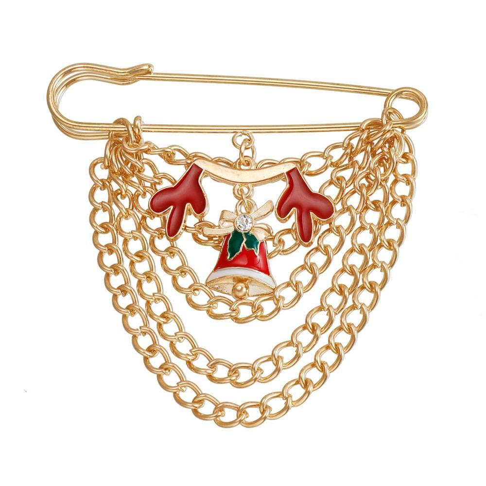 Cartoon Waistband Pin Snowflakes Dress Shawl Clip Simple Enamel Badge Clothing Accessories