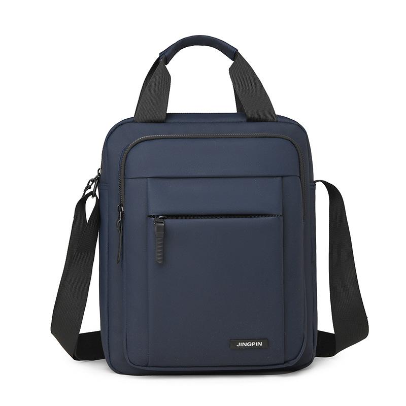 

Чоловіча сумка через плече з кількома відділеннями, водовідштовхувальна міцна дорожня легка сумка через плече синій