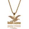 Hip Hop Stainless Steel Vacuum Plated Creative Cross Pendant Necklace , Unique Design , Durable Color Retention , 3mm x