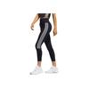 adidas 3-Stripes Ribbed 7/8 Tights Women Tights Black White GL0578