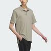 Adidas Short Sleeve Polo Shirt Solid Color Logo Sports Casual Men Tops Pebble-Grey IS4949