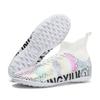 Training Shredded High Top Nails Football Shoes Sports Football Shoes Spikes Competition Adult Men'S And Women'S Shoes