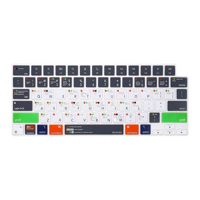 MOSISO Keyboard Cover for MacBook Air M3 A3114 M2 A3113 M4 M3 M2 Mac OS X Gray 15" A2941/Air 13.6 A2681/Pro 14/16 M1, Shortcuts,