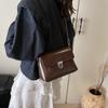 Retro Small Bag Women's Spring and Summer New Versatile Shoulder Messenger Bag Women's Fashion Commuter Small Square Bag