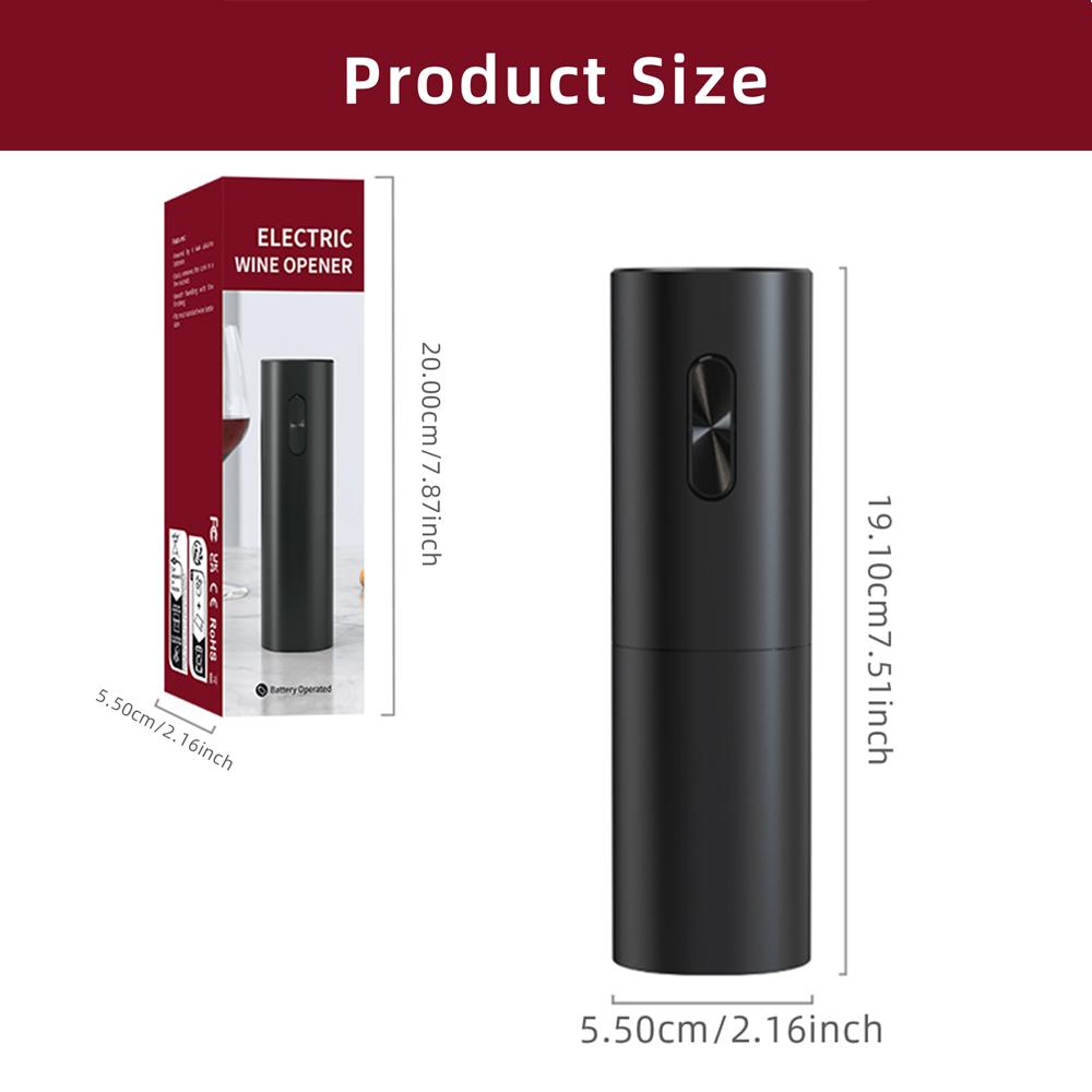 

Electric Wine Opener Set Automatic Corkscrew Wine Openers for Beer Bottle Opener Battery Operated Kitchen Bar Can Opener