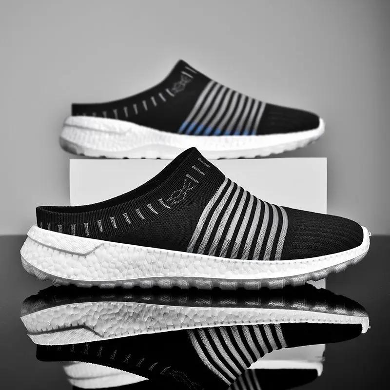 

Мужские тапочки мюли сабо мягкие полу-ЭВА элегантные маскулино оригинальная мужская обувь 2025 низкая цена тренд удобные шлепанцы 42