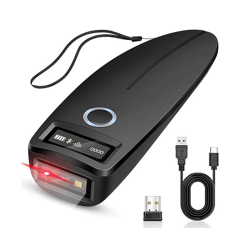 Wireless 2D Barcode Scanner 1D 2D QR Code Scanner USB Bluetooth Mini Pocket QR Reader IOS Android Windows for Mobile Payment