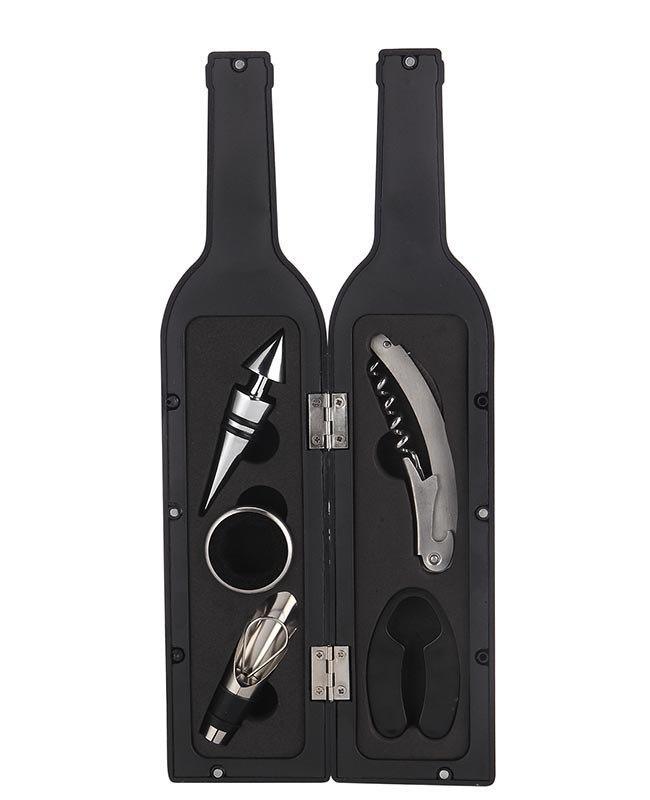 Zestaw do wina w etui w formie butelki kinghoff kh-1166 lumarko!