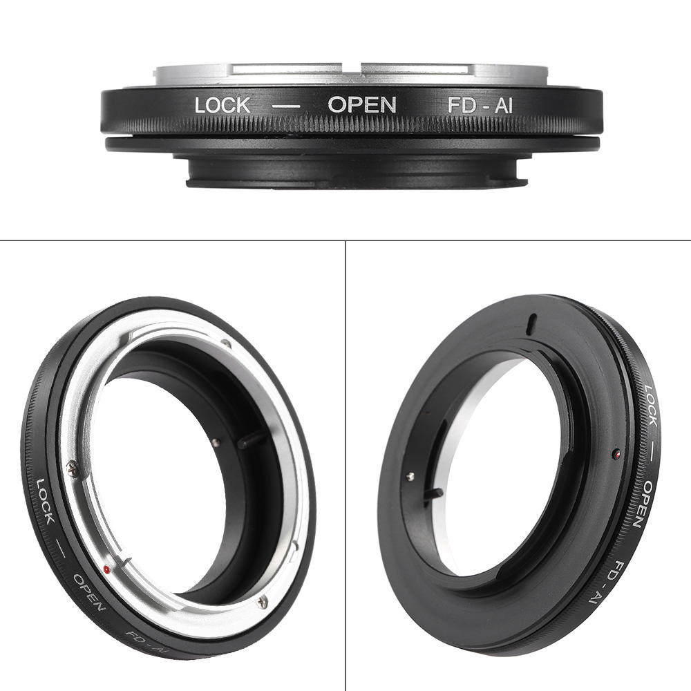 FD AI Adapter Ring Lens Mount for Canon FD Lens to Fit for Nikon AI F Mount Lenses