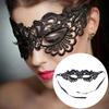 Schwarz Sexy Frauen Hohle Spitze Maskerade Gesichtsmaske Prinzessin Party Cosplay Prom Requisiten Kostüm Nachtclub Königin Halbe Gesicht Augenmaske