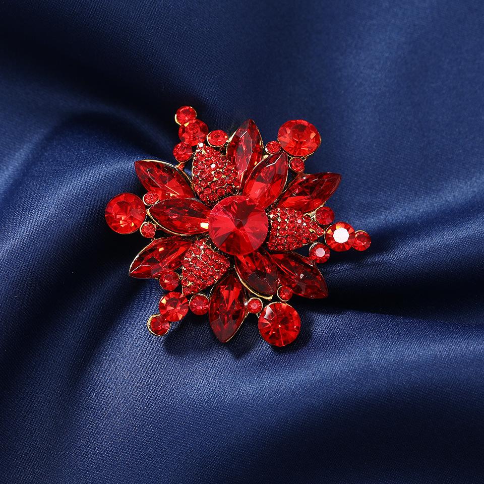 Vintage Fashion Geometric Brooch Alloy Brooch Coat Clothing Pin Accessories