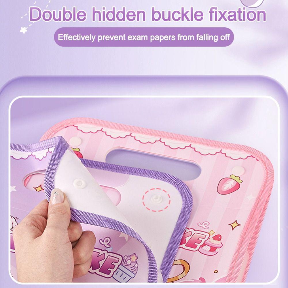 Cartoon Animal A4 File Folder 3-Layer Expanding Test Paper Storage Bag  School Office Supplies