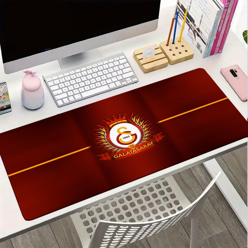 Tappetino per mouse Football Club Galatasaray, Tappetino per mouse da gioco, Tappetino per tastiera, Decorazione da scrivania per computer portatile, Regalo per tifoso, Regalo di compleanno