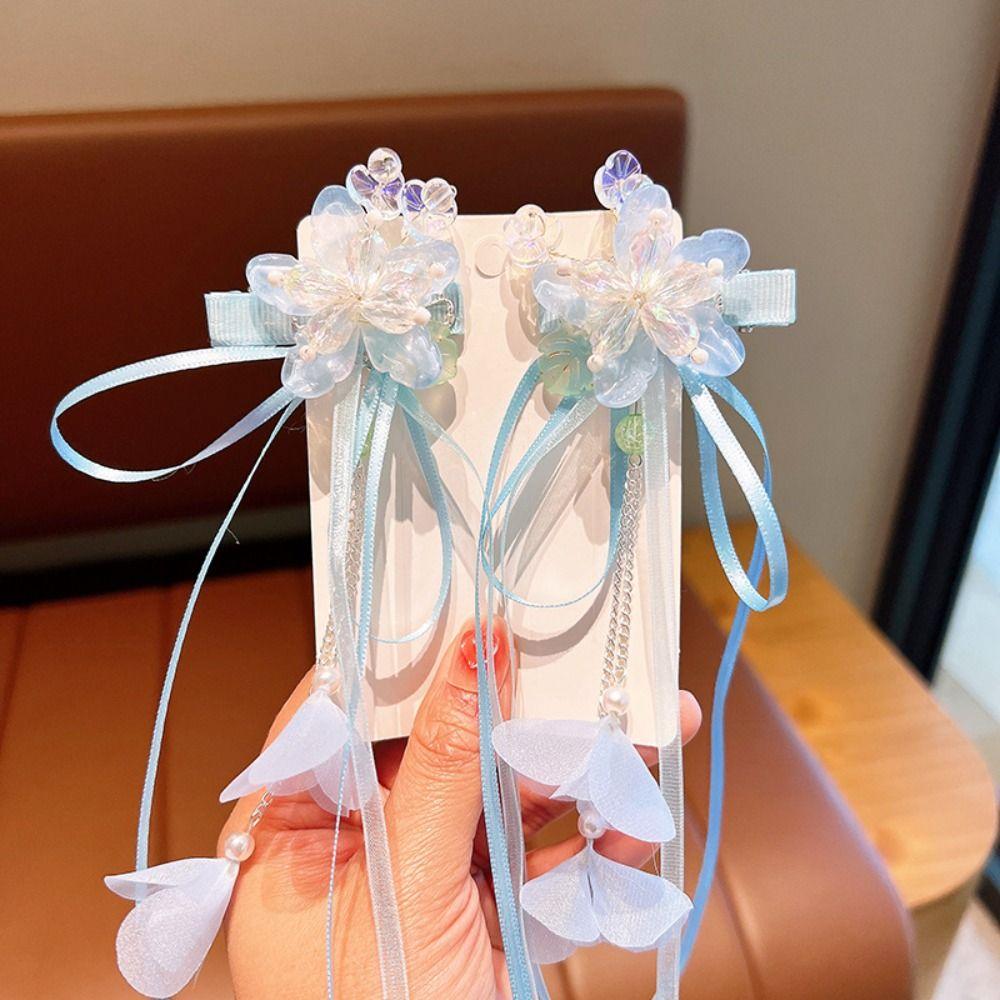 

Милая заколка-бант, заколка-кисточка, боковой зажим, модные принцессные заколки для волос, аксессуары для волос 2