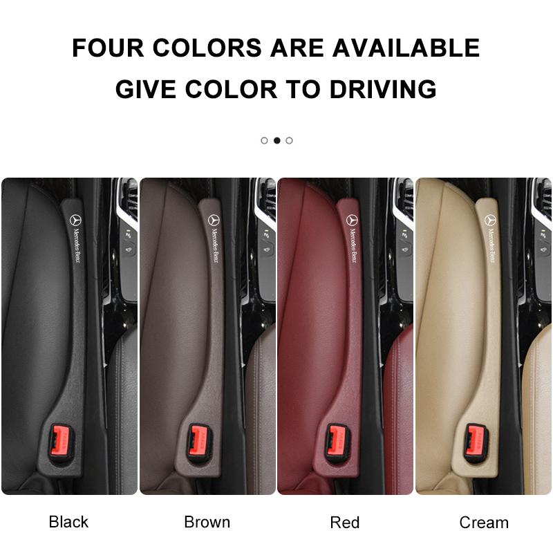 2Pcs Car Seat Gap Filler Seam Plug Leak-proof Filling Strip Interior Accessories for Mercedes Benz AMG W108 W124 W126 W140 W168 W169 W176 W177 W203