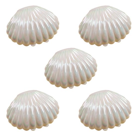 Sea Shell Candy Box Mermaid Shell Treat Container Plastic Chocolate Box Jewelry Holder for Wedding Birthday Shower Decoration