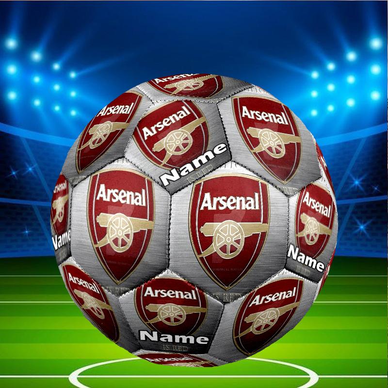Custom Name Personalized Football Team F.C-A Print Size 5 Soccer Ball Training & Match Football, for Team, Kicking, Gift for Football Enthusiasts