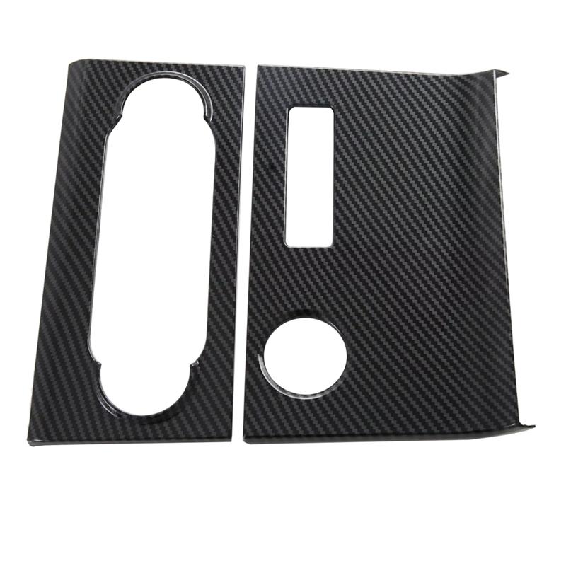 Center Console Panel Trim Interior Car Center Console Accessories Carbon Fiber For Toyota Veloz -2024 carbon fiber