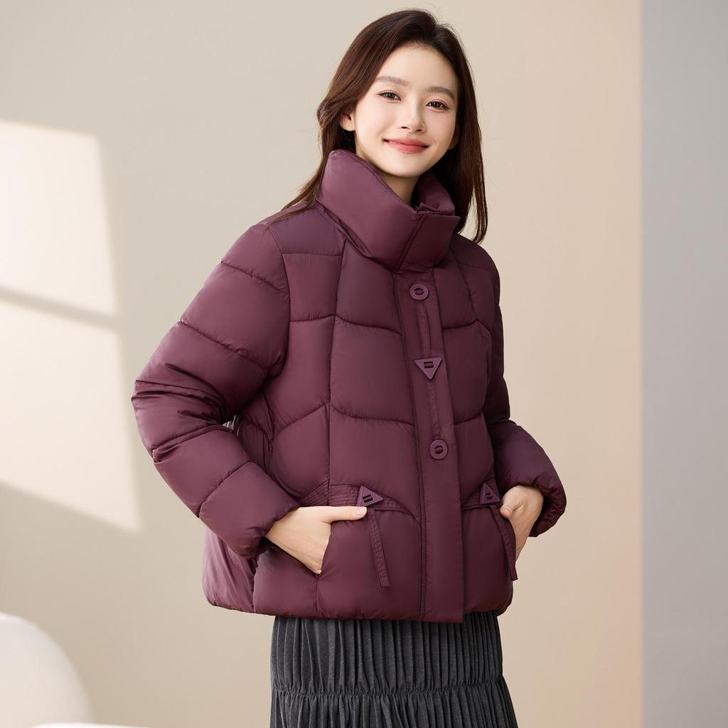 Autumn Winter Thicken Warm Parka Women Casual Sweety Solid Color Big Pocket Loose Jackets Outwear