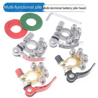 Car Battery Connector Thickened Zinc Alloy Quick Release Clip Battery Terminal Connector Multi-junction Terminal Connector Tool