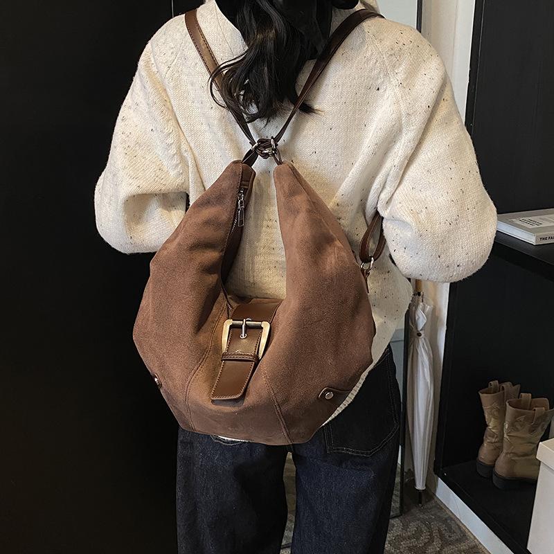 

Ретро нишевый дизайн женская сумка 2025 осень и зима новая модная универсальная большая вместимость на плечо сумка-мессенджер 37*10.5*35