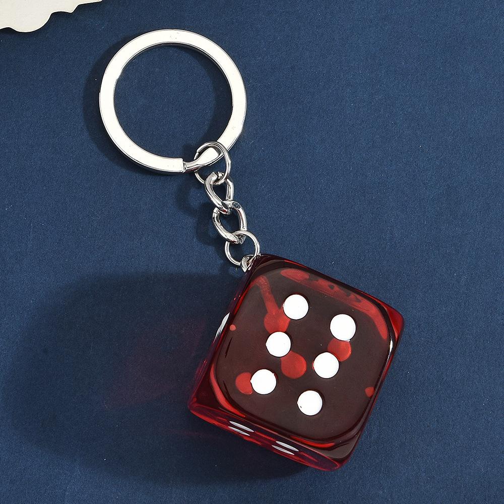 Cute Colored Dice Pendant, Store Event Gift Keychain Schoolbag Pendant, Yiwu Jewelry