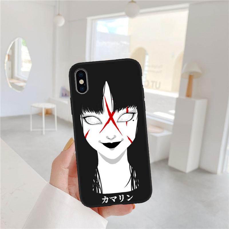 BF75 Junji Ito Tomie Soft Shell Phone Case for Redmi Note 13 14 Pro+ Plus A3 A3X 13X 13C 13R 14S 14C 14R